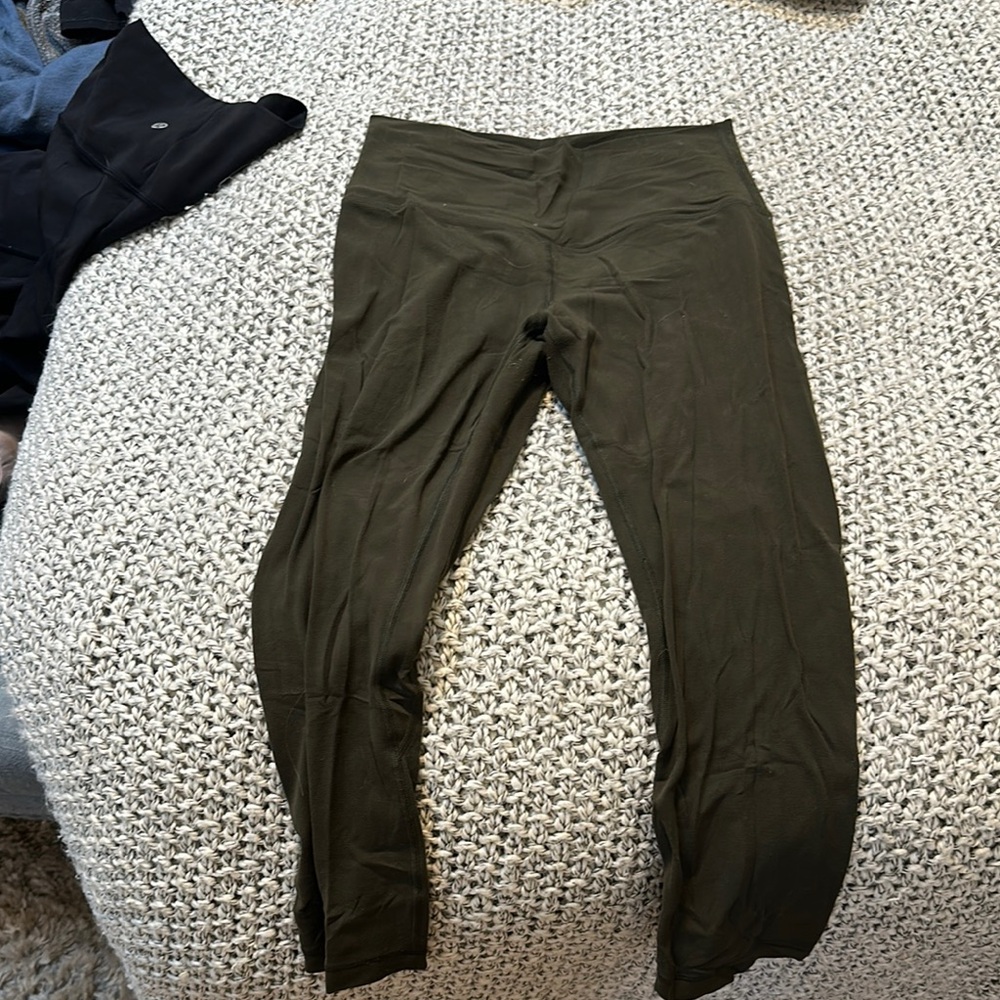 Lululemon Olive  Green Leggings